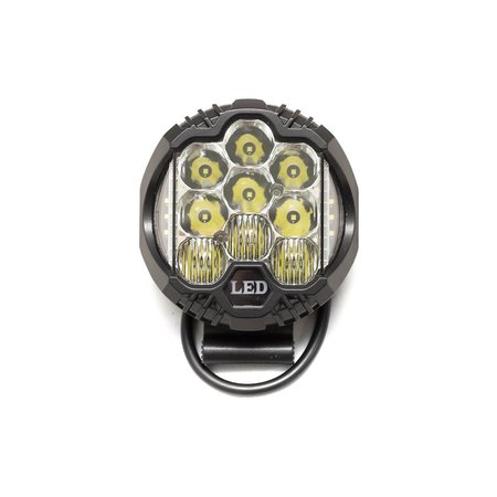 RACE SPORT 4-inch 36-Watt Round IQ Series Auxiliary LED Flood Beam RS4IQ36WR